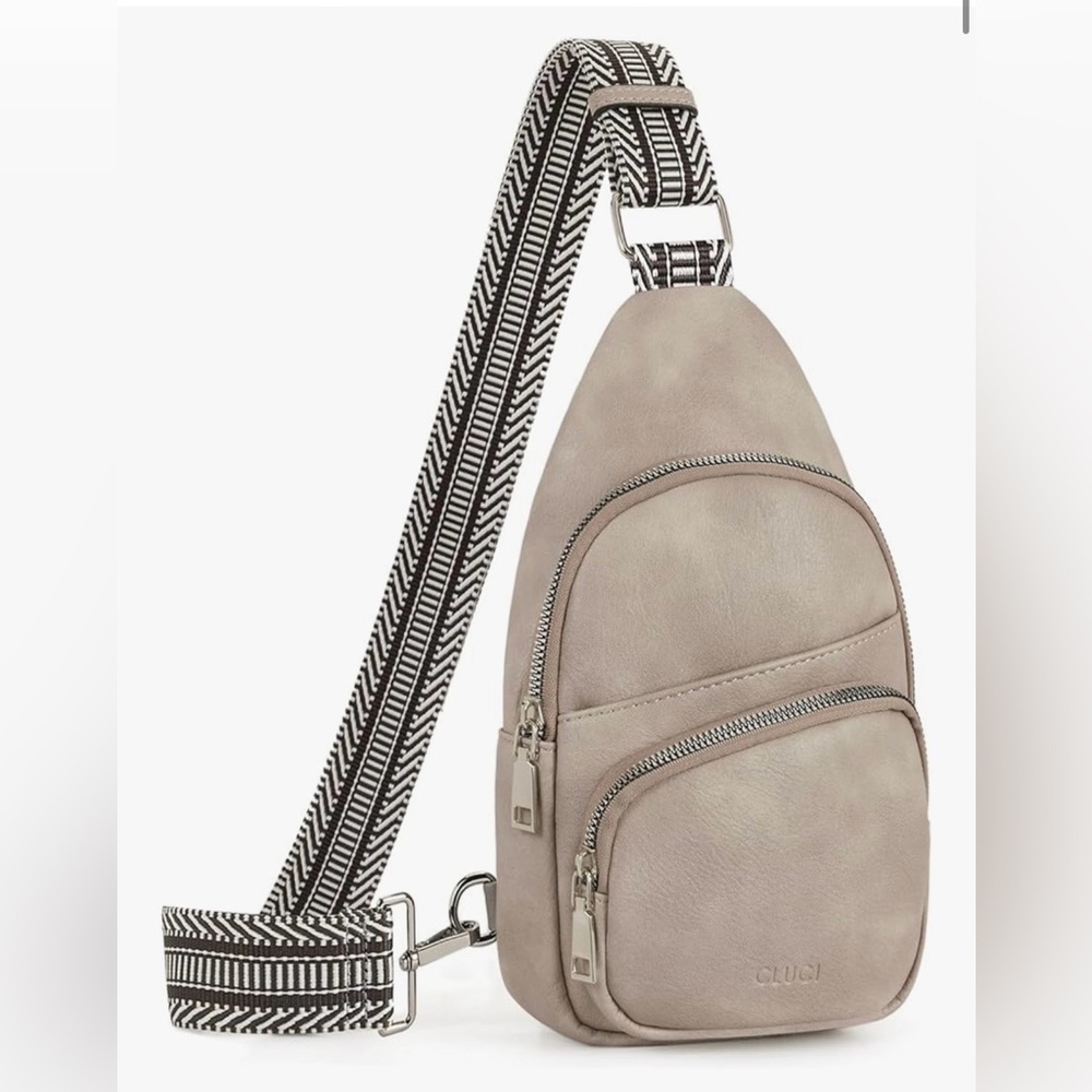 Chic Beige Crossbody Bag